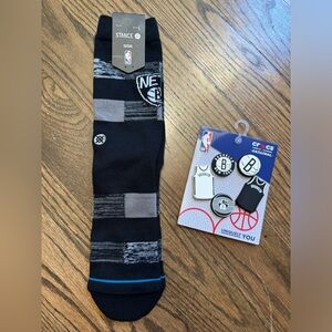 Brooklyn Nets Stance Socks & Crocs Jibbitz Gift Set – NWT